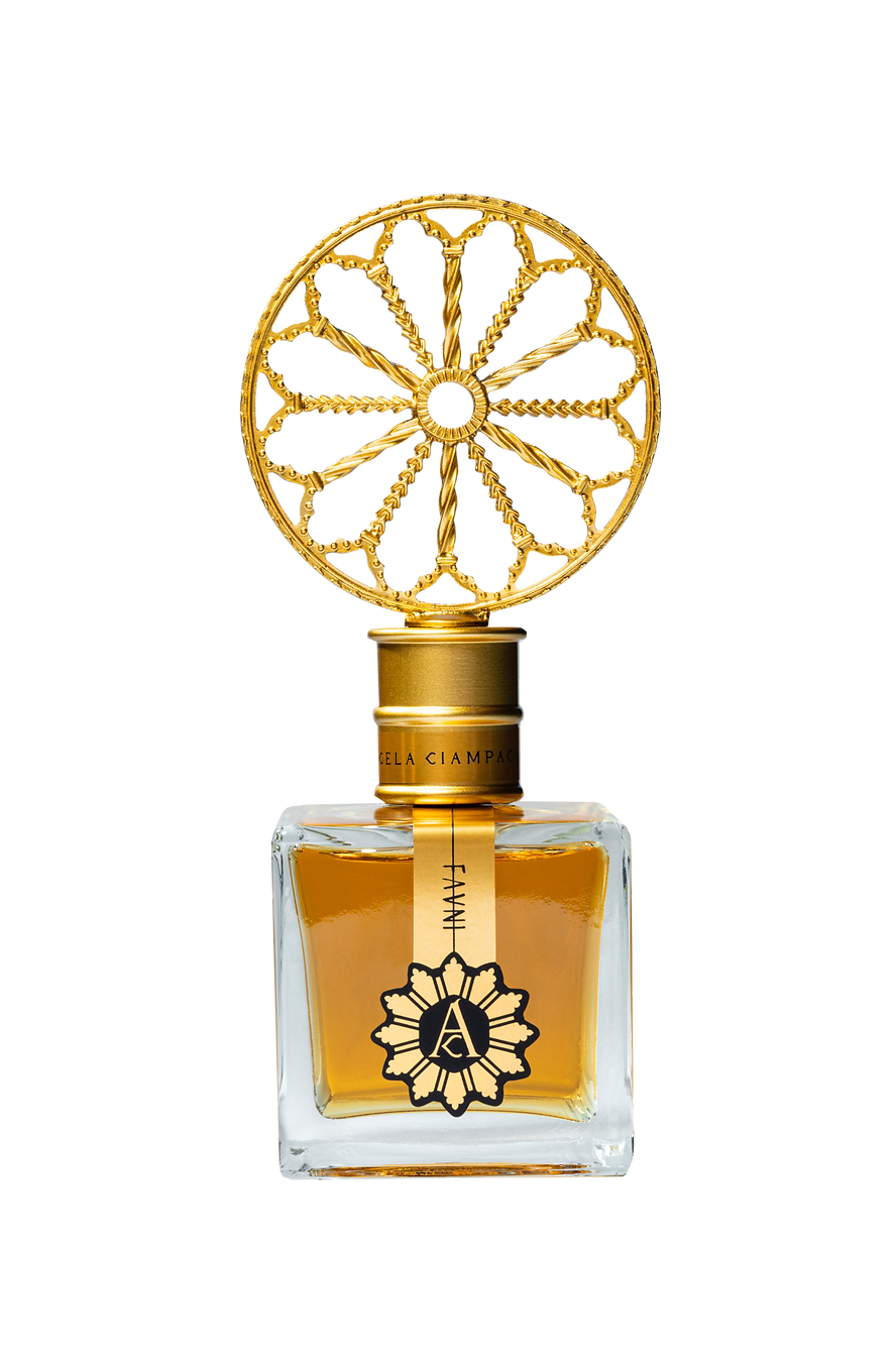 Fauni perfume bottle by Angela Ciampagna